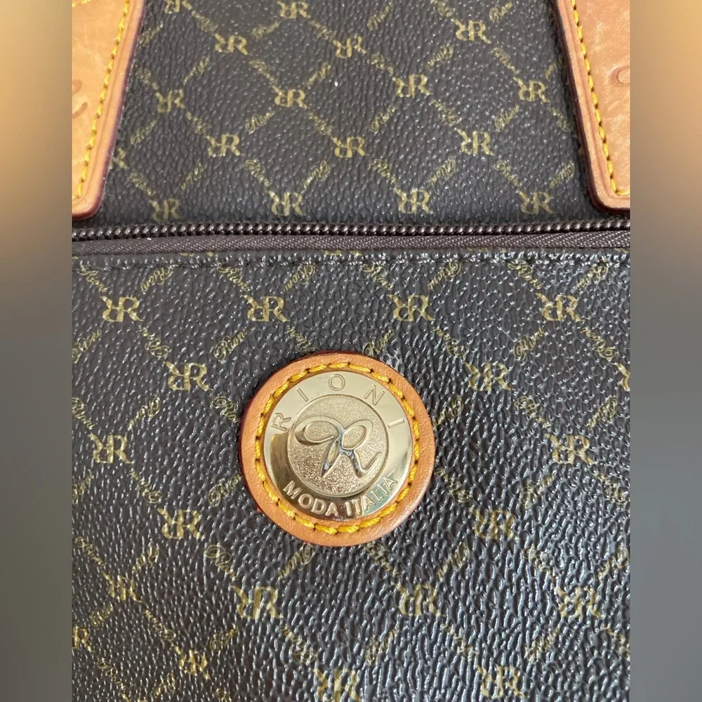 RIONI Italy Signature Lauren 45 Large Dome Handle Bag